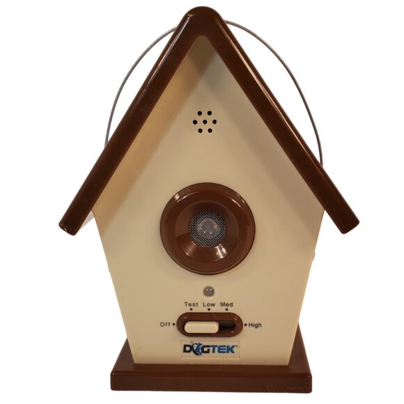 DOGTEK Sonic BirdHouse Dog Barking Control Outdoor Indoor Battery Operated - Picture 2 of 8